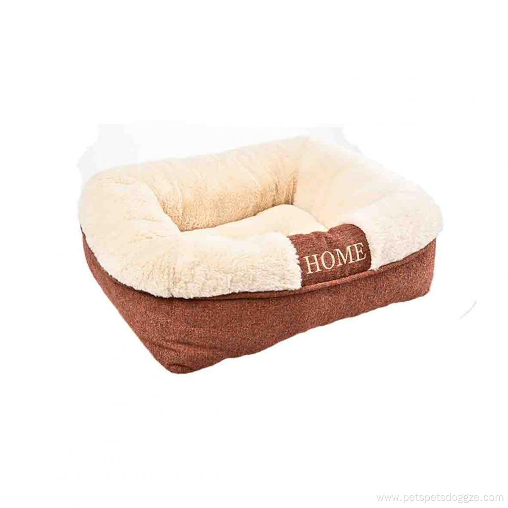 Pet Sofa Thick Soft Pv Plush Dog Bed