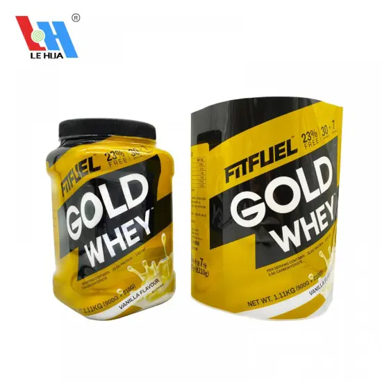 2.5lb Shrink Sleeve for Whey Protein Bottle