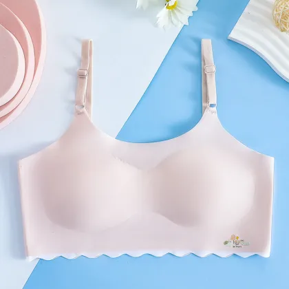Girls Adjustable Camisoles Trackless Ice Silk Lingerie