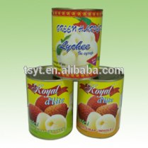 2014 New Crop lychee lichee Canned Fruit in Heavy Syrup