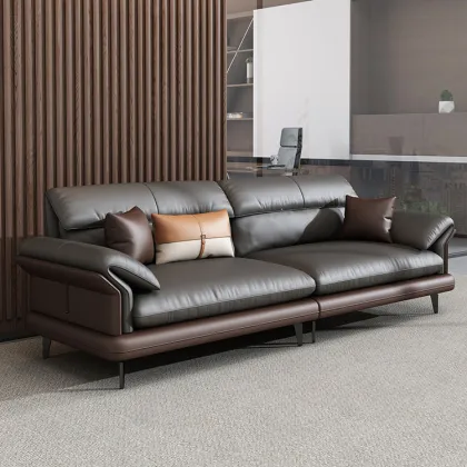 Leather CEO Office Sofa Set - Liyu Designer Low Price Furniture