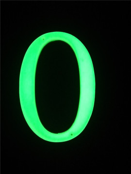 Realglow 3D Number 0