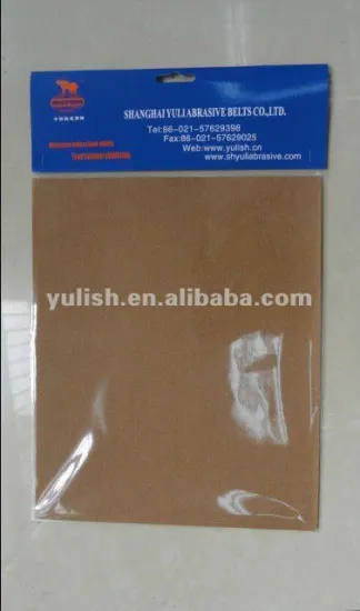 glass sand paper DIY products