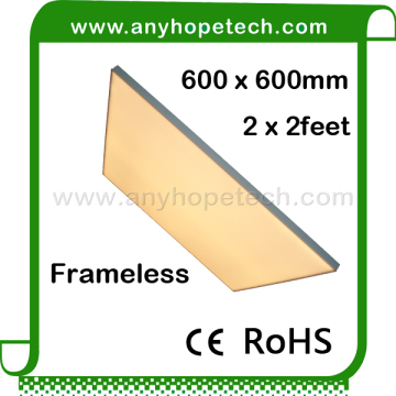 China wholesale square 600 600mm 47W warm white led panel lighting