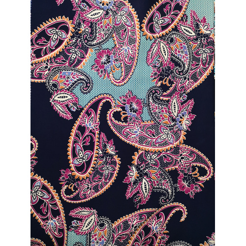 Pasiley Design Rayon Voile 60S tryckt vävt tyg
