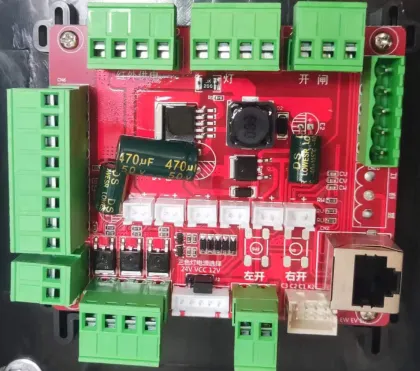Security Access Control System with Flap Gate and Swing Gate