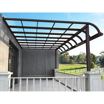 Waterproof Aluminium Canopy Awning with Polycarbonate Roof for Outdoor Garden Windows