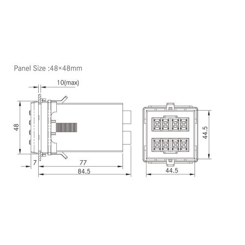 Tampilan LED 3 Fase Display Display Meter Digital Panel