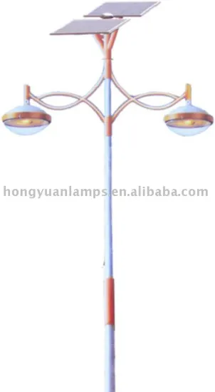 Classic solar light pole
