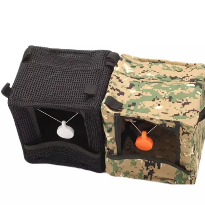 Camo Foldable Slingshot Target Box: Recyclable Shooting Case