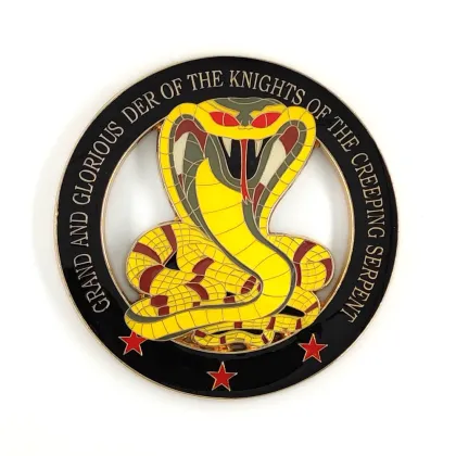 Masonic Cobra Serpent Car Emblem: Custom Auto Accessories