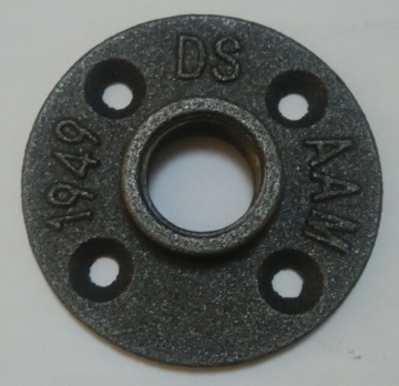 Antique sand blasting floor flange