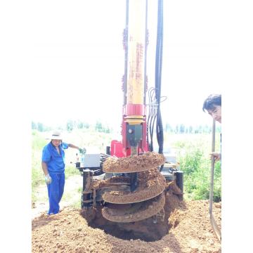 pile drilling machine bore hole foundation piling