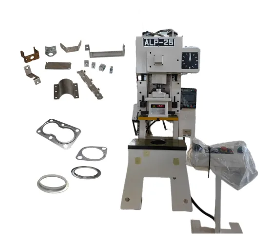 CNC Pneumatic Power Press 25 Ton Hardware Stamping Machine with Feeder, Straightener, and Mold