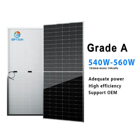 Half-Cell Solar Panels: Monocrystalline 540W to 560W for Roof Installation