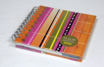 Paper Cmyk Custom Wire-o / Spiral Binding Notebooks Printing Service , Film Lamination