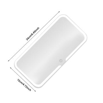 Crazy Hot Car Smart Mirror: LED Adjustable 3 Color Light Rechargeable Vanity Mirror for Cosmetics