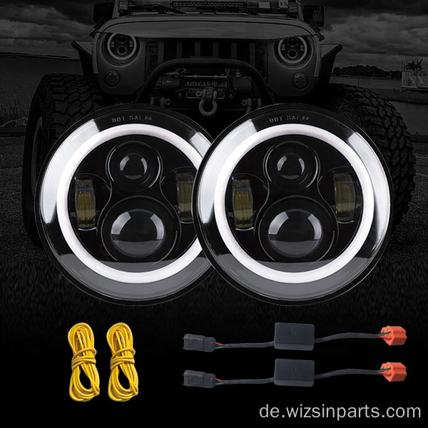 Angel Eyes Scheinwerfer für Jeep Wrangler JK 07-18