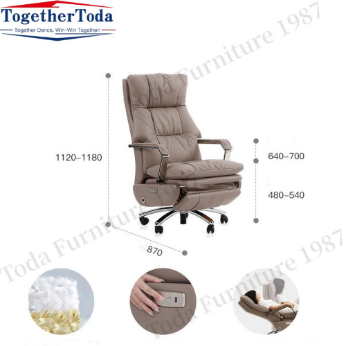 Smart electric reclining boss chair executive chair