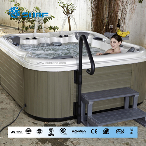 2016 Outdoor Spa Massage Balcony Hot Tub With CE CSA ISO9001