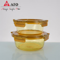 Classic Style Food Storage Glass Food Container