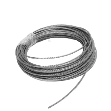 304 Stainless Steel Bright Single Wire Rope 0.6mm Diameter Galvanized 316L Steel Grade Welding Service Model Number 4mm ANSI