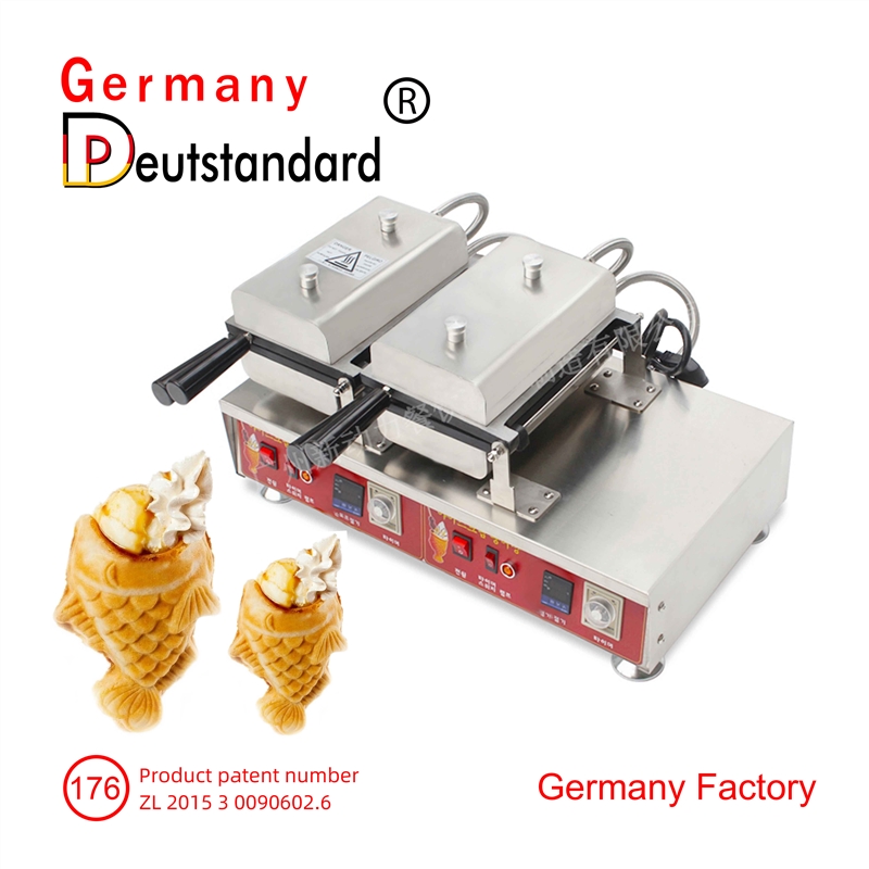 electric fish waffle cone maker with factory price