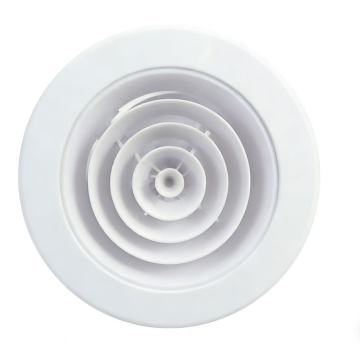 Diffuseur Downjet rond en plastique pour CVC