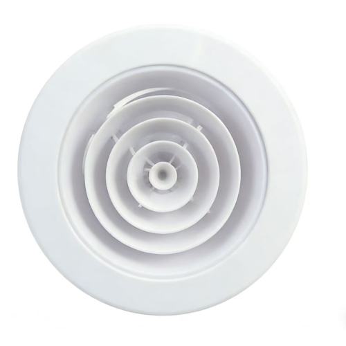 Round Plastic Downjet Diffuser para sa HVAC