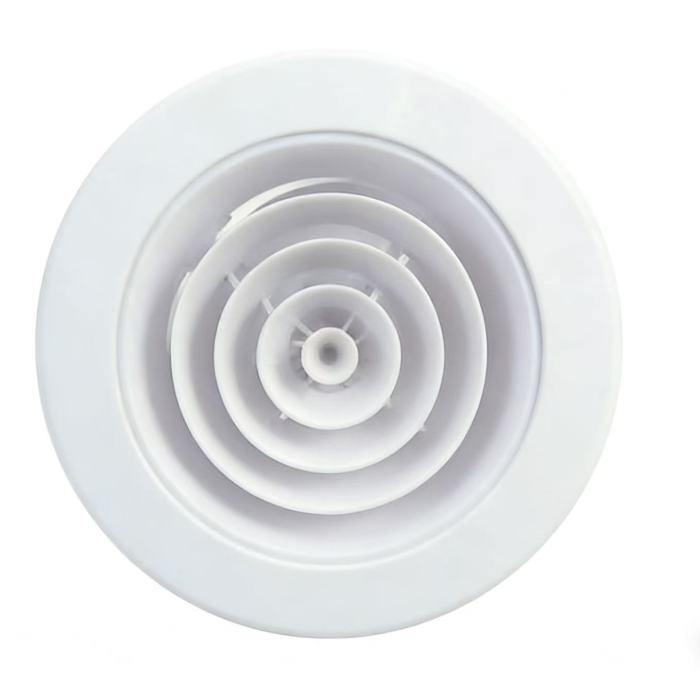 Round Plastic Downjet Diffuser para sa HVAC