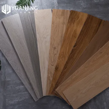 200x1000mm Brown Wood-Grain Full-Porcelain Floor Tiles: Solid Wood Look, Non-Slip Surface
