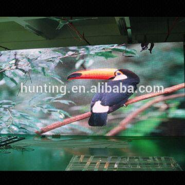 indoor advertising P3 led panel/ base type led screen as lobby advertisement