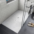 Drop In Shower Base Stone Resin Gray Shower Tray