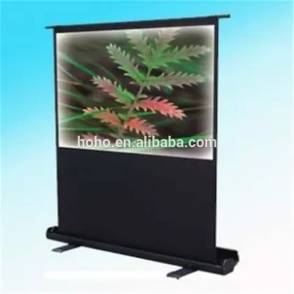 Floor Standing Pull Up Projector Screen/Display Screen Projector