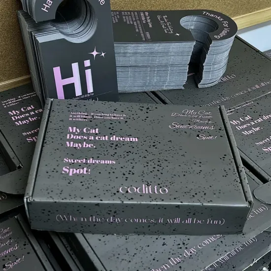 Custom Recycled Printing E Flute Corrugated Boxes with Logo