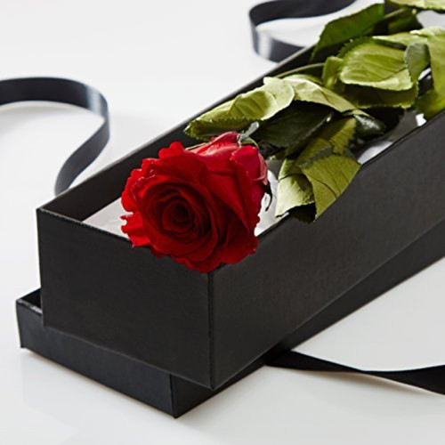 Clear Custom Rectangle Flower Paper Box