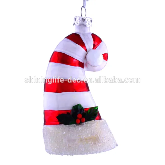 New Design Christmas Decoration Xmas Ornament glass hangers