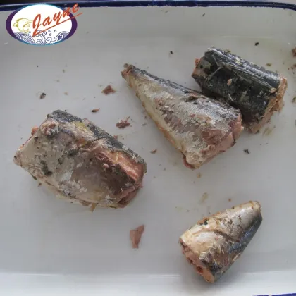Promotional 2020 seafood new product price cheap canned geisha mackerel