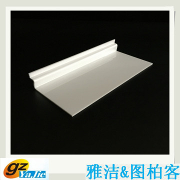 economical acrylic flat shoe display for slatwall