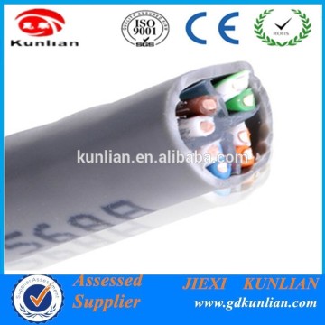 Bulk 305m Pull Box UTP Cat6 Cable Pass Fluke Test Cat6 Networking Cable / cat6 network cable