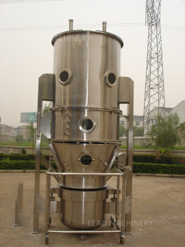 Granulador de leito fluidizado de aço inoxidável durável para uso industrial