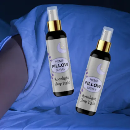Private Label Calming Relaxing Natural Organic Hemp Sleep Pillow Spray