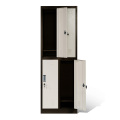 4 Door Steel Lockers for Sale Near Me 4 Compartment Steel Locker Two-tone Colors Manufactory