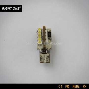 CE RoHS Certification 12V Voltage canbus auto bulb lamp t10 t20 t13 t15 t5 led