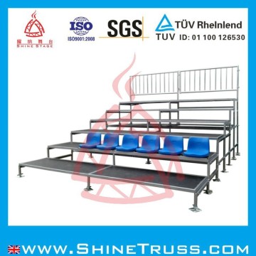 Simple Mounting Public Seating , Portable Grandstand System