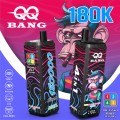 Bang QQ 180k พัฟ vape แบบใช้แล้วทิ้งร้อน