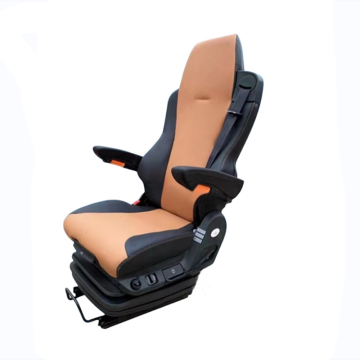 Adjustable Height Crane Driver Air Suspension Seat with Compressor for Heavy Trucks