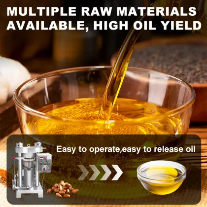 Hydraulic Sesame Oil Press Machine: Cold Press Hydraulic Oil Press Machine