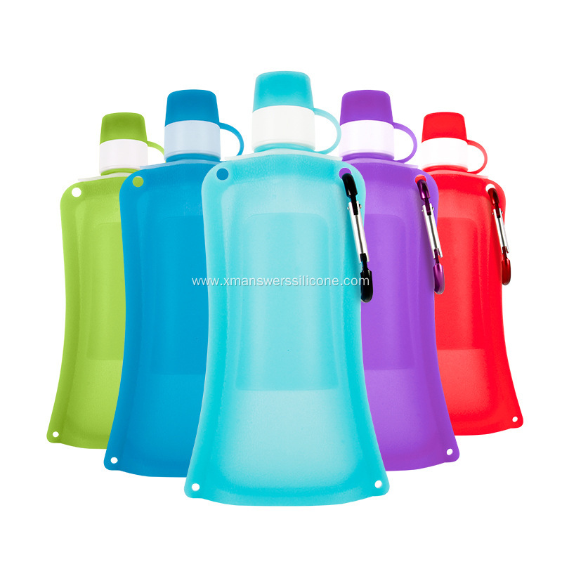 Silicone folding multifunctional retractable travel cup
