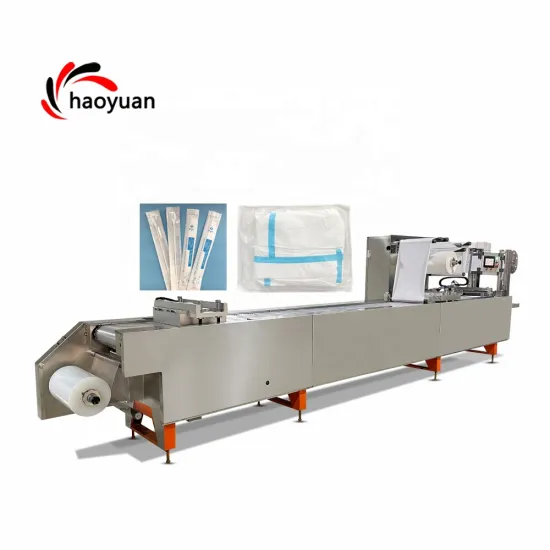 Chinese Automatic Blood Collection Needle Machine for 4-Side Seal Paper-Plastic Packaging